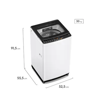 Lavarropas Gafa LGS055W Carga Superior Fuzzy 5,5 Kg 650 RPM Blanco