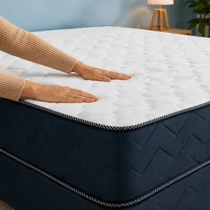 Combo Sommier + Colchón + Respaldo + 2 almohadas 2230 SYRMA 140x190 Espuma Alta Densidad