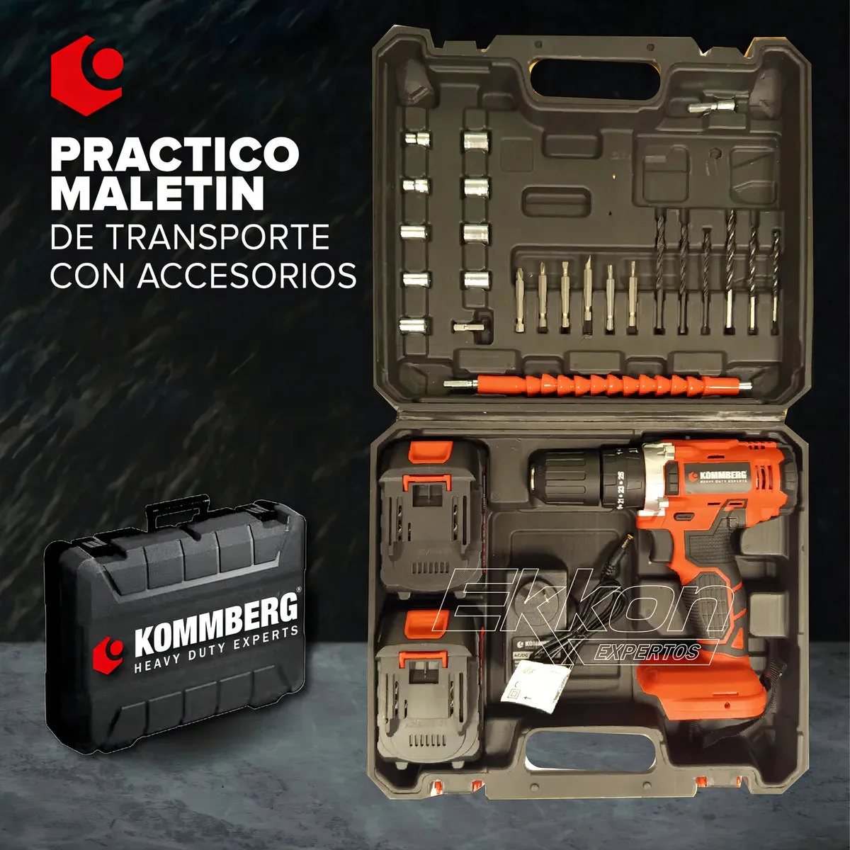 Taladro Percutor Inalámbrico 20V 13mm