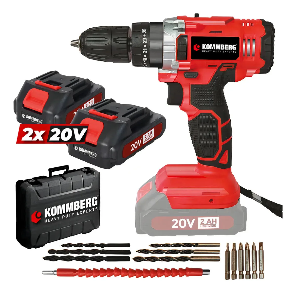 Taladro Percutor Inalámbrico 20V 13mm