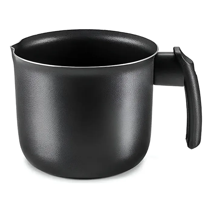 Batería Cocina Olla Cacerola Aluminio Antiadherente Safira 7p Mta Color Grafito